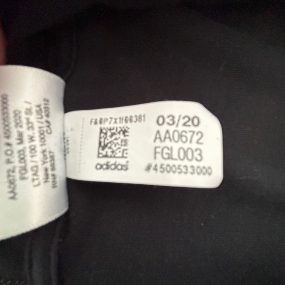 Adidas three stripes black pullover hoodie 100% Cotton size large - Picture 9 of 10